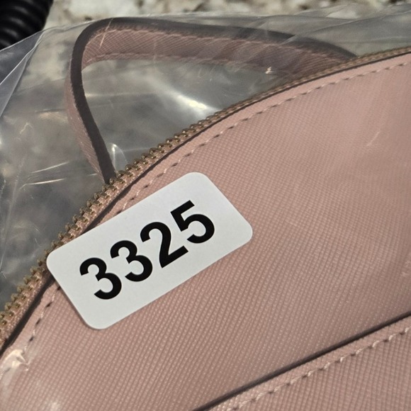 Anne Klein Crossbody Bag & Wallet Set Blush Pink Gold Chain Purse - Picture 11 of 11